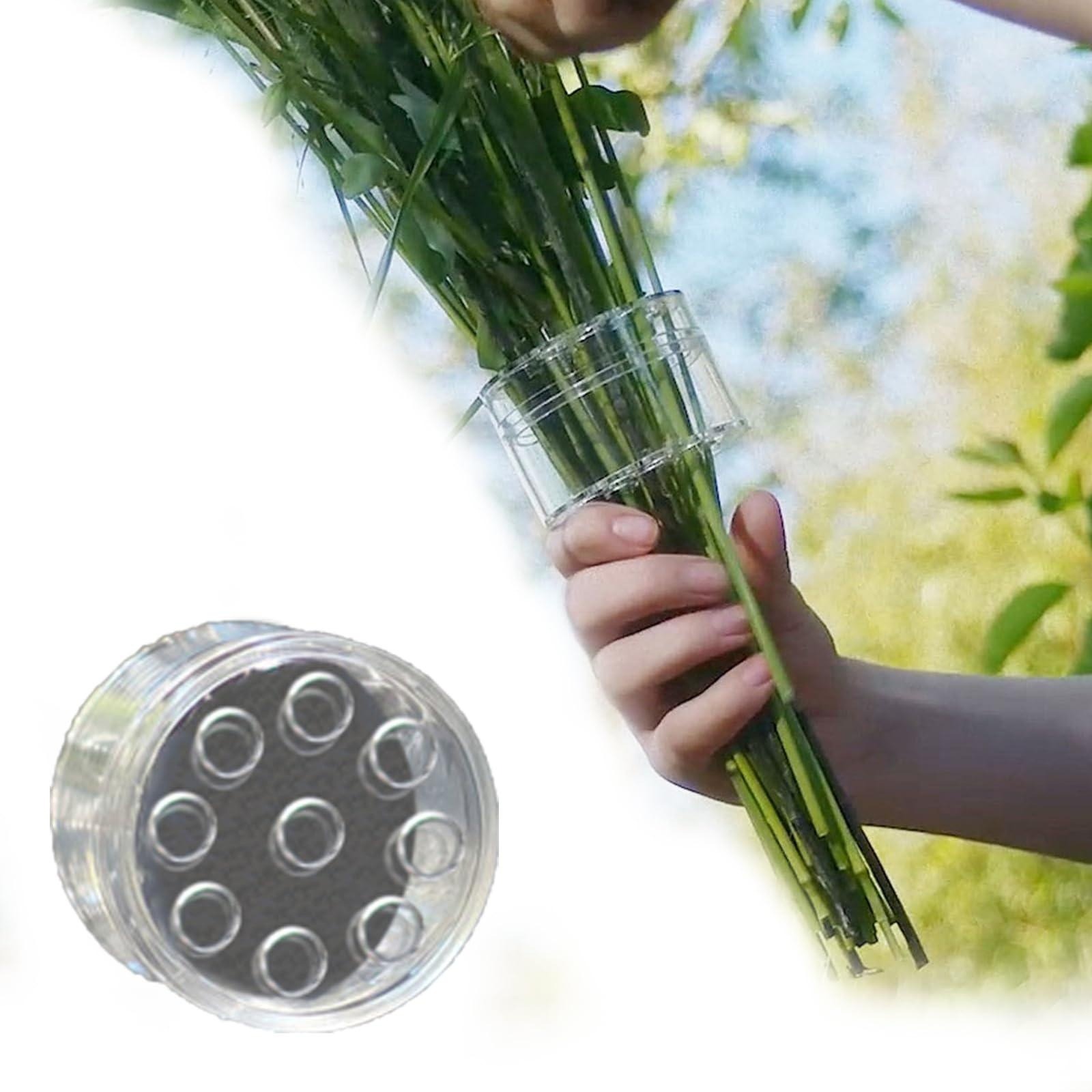 Ikebana Vase Kenzan - Suporte Espiral para Ikebana e Arranjos