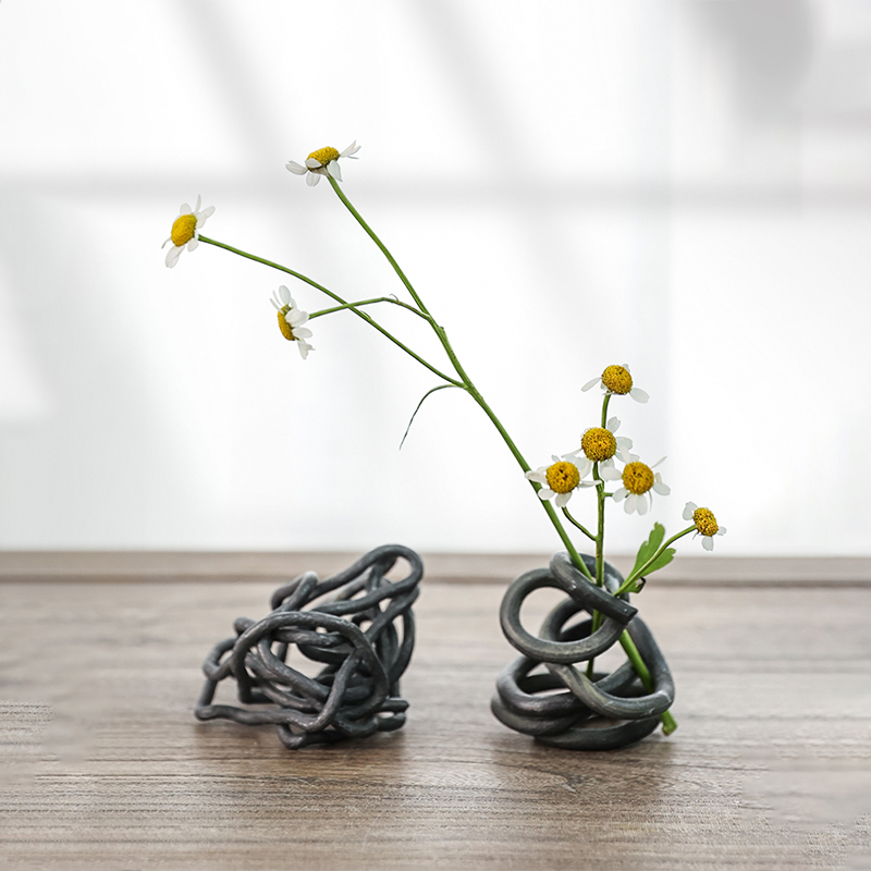 Ikebana Vase Kenzan - Base de vaso de flores japonês