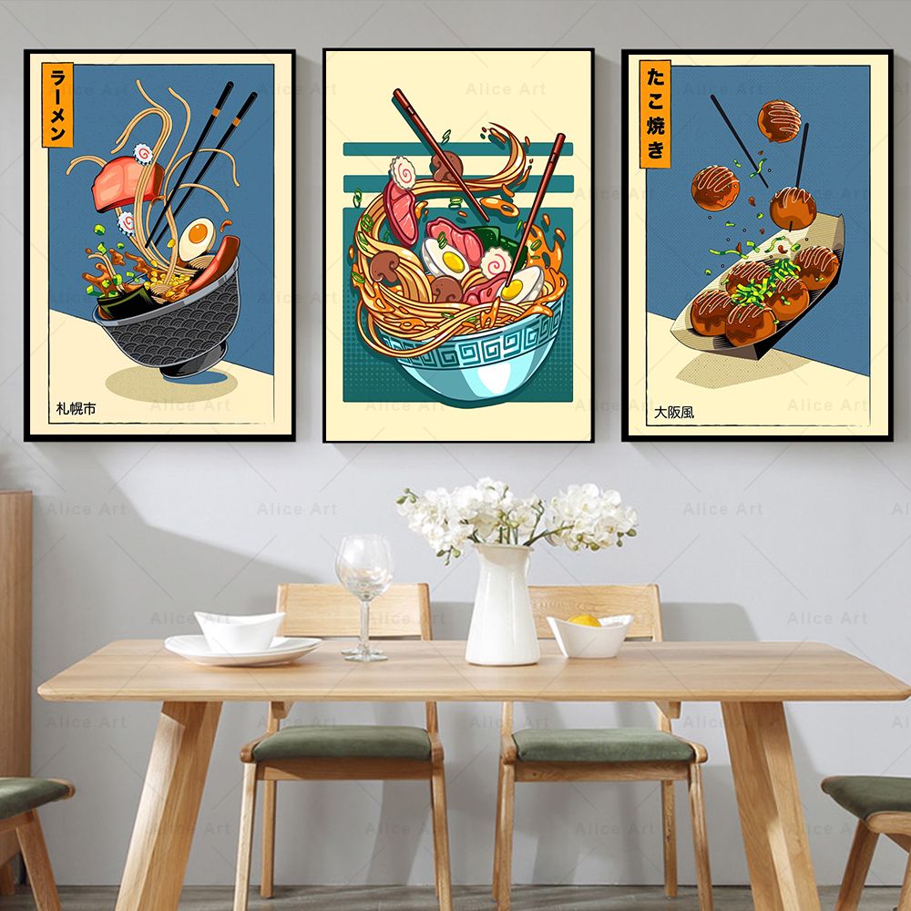 Japanese Food Lifestyle - Estilo japonês cartaz de cozinha comida