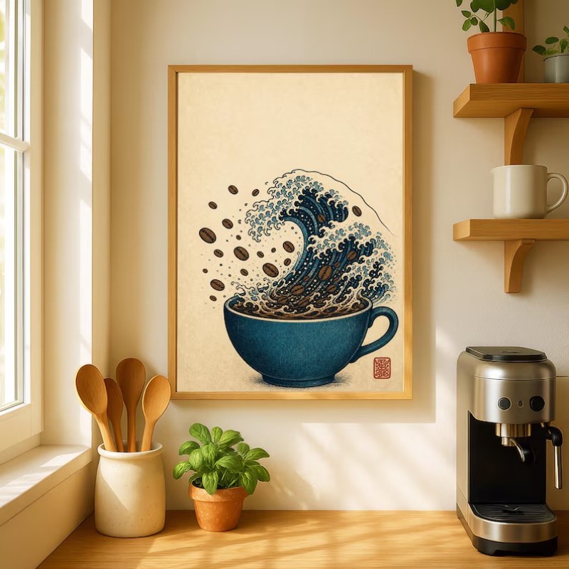 Pôster de Comida Japonesa Vint - Japanese Food Lifestyle avaliação e preço
