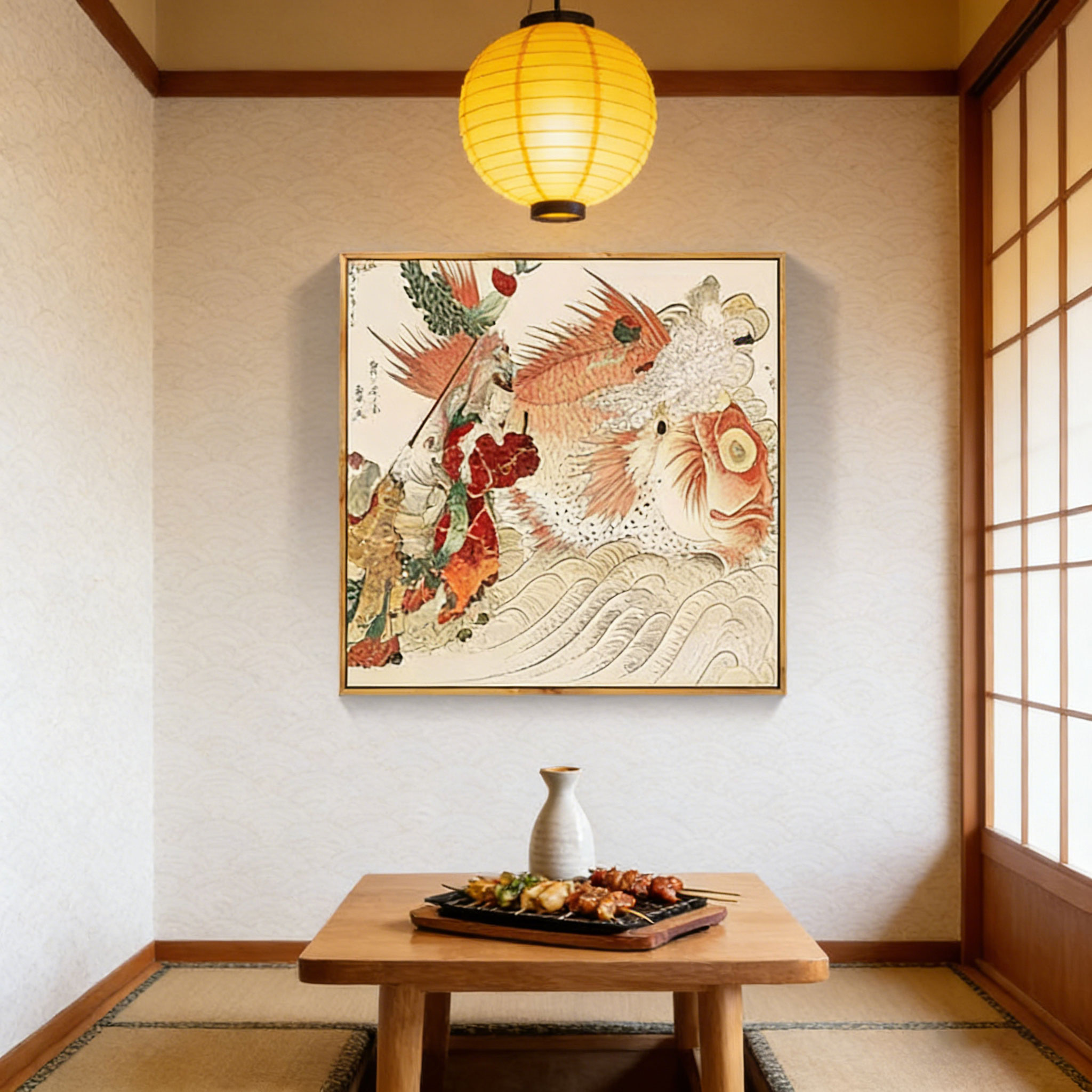 Pôster em Lona Estilo Ukiyo-e  - Japanese Restaurant Lifestyle avaliação e preço