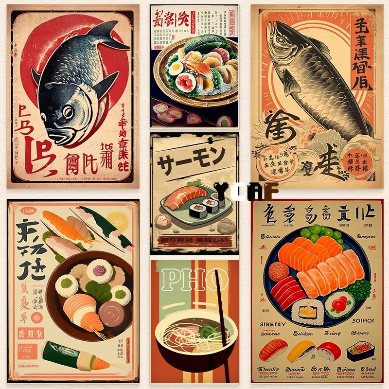 Cartaz de comida estilo japonê - Japanese Food Lifestyle avaliação e preço