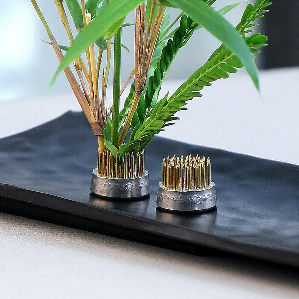 Redondo ikebana flor sapo com  - Ikebana Vase Kenzan avaliação e preço