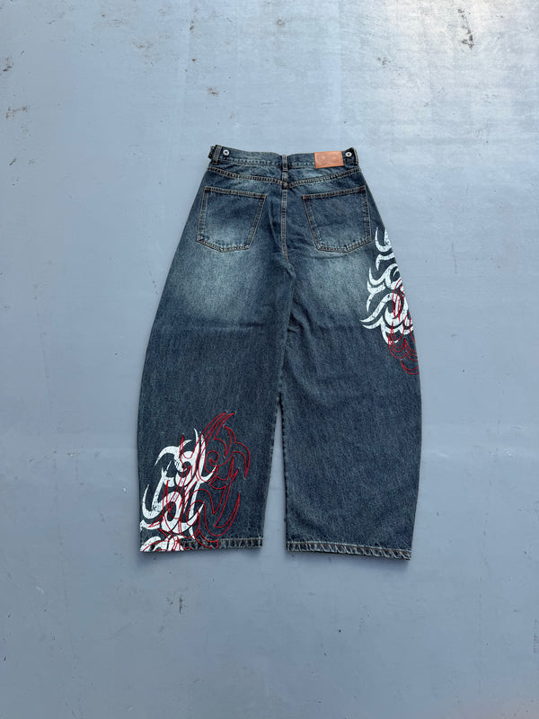 Calças Jeans Harajuku Góticas  - Japanese Lifestyle Goods avaliação e preço