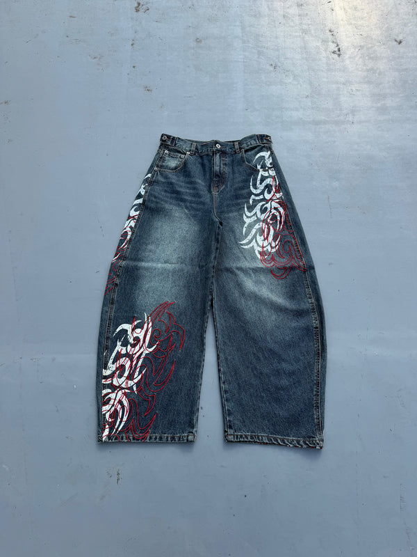 Calças Jeans Harajuku Góticas  - Japanese Lifestyle Goods avaliação e preço