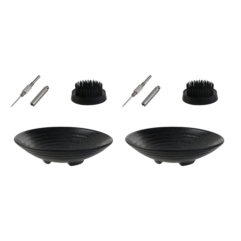 ABZS 2X Kit de vaso Ikebana, t - Ikebana Vase Kenzan avaliação e preço